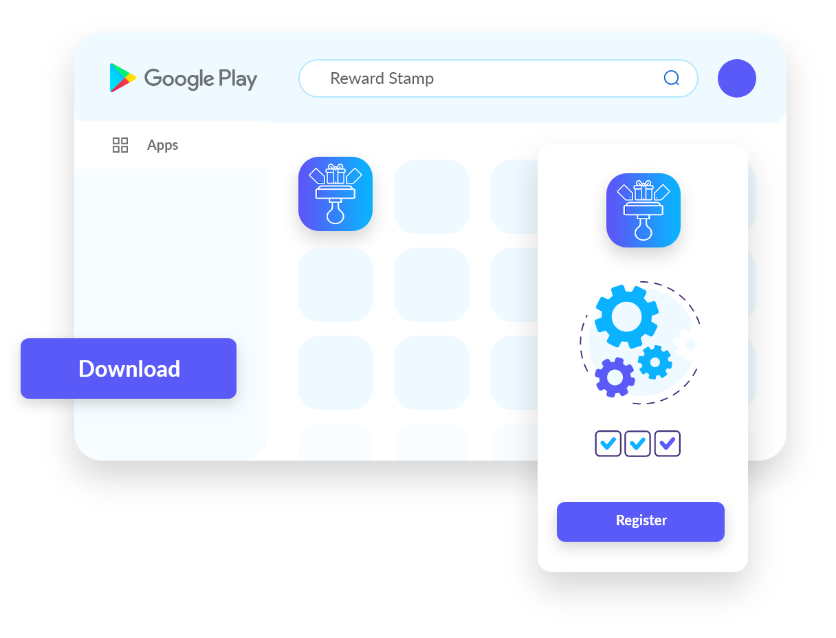 Learn how it the works Reward Stamp App